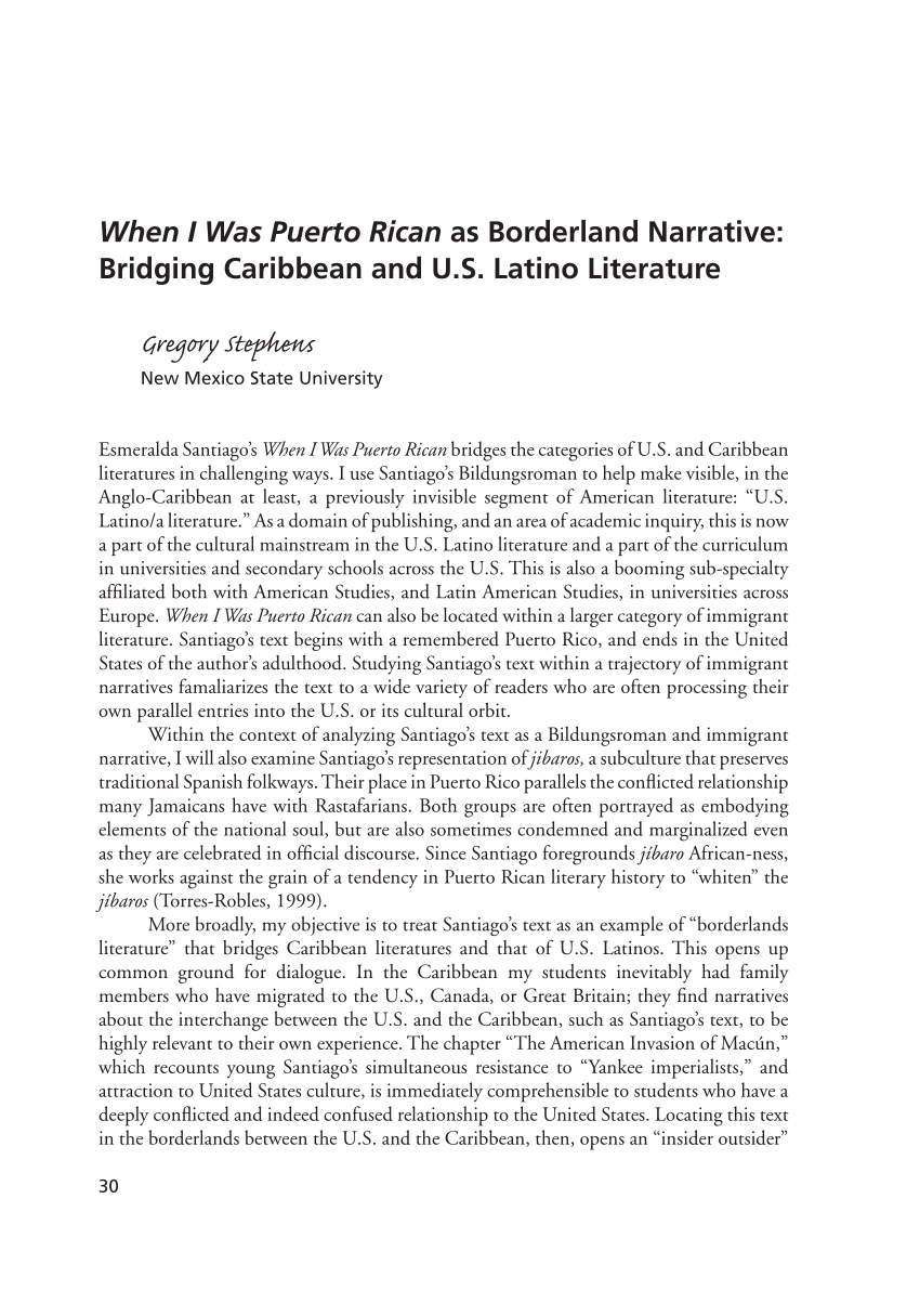 navegación inteligencia Disco PDF) When I Was Puerto Rican as Borderland Narrative: Bridging Caribbean  and U.S. Latino Literature