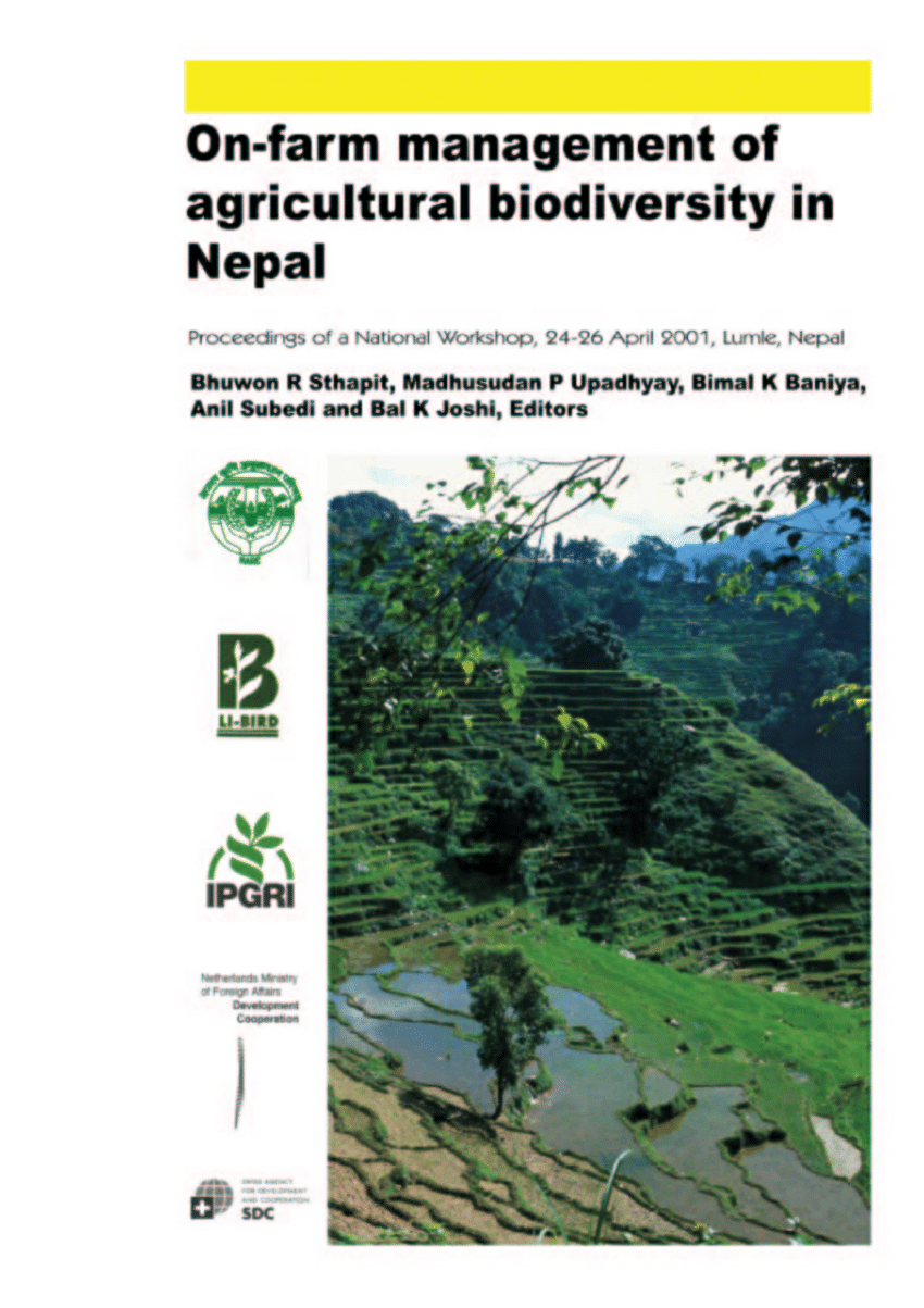(PDF) On-farm management of agricultural biodiversity in Nepal ...