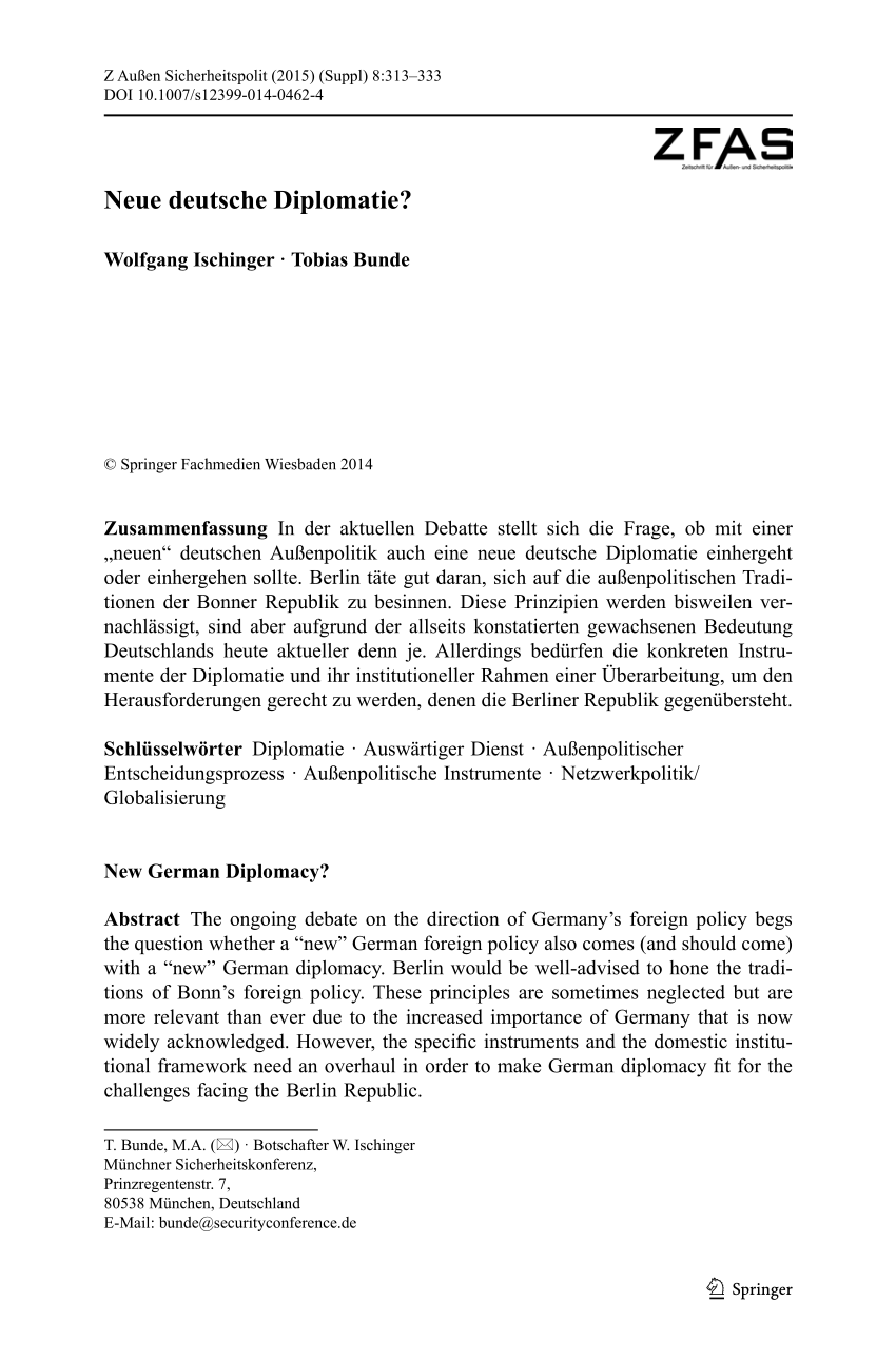 PDF Neue deutsche Diplomatie
