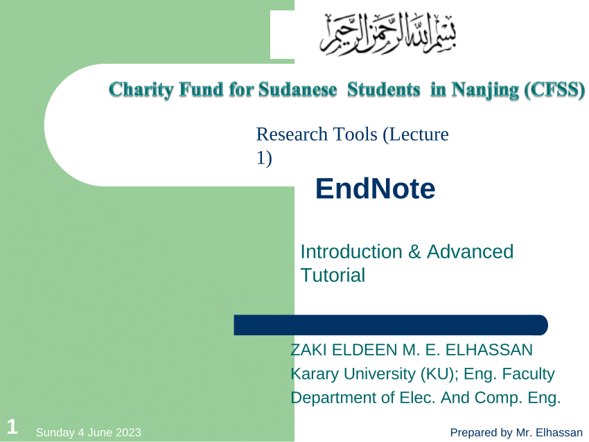 how to insert endnote using endnote software