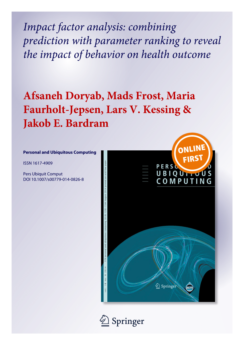health behavior research journal impact factor