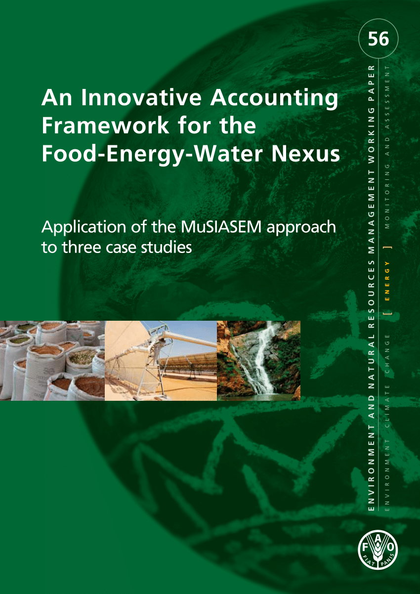 PDF) An Innovative Accounting Framework for the Food-Energy-Water