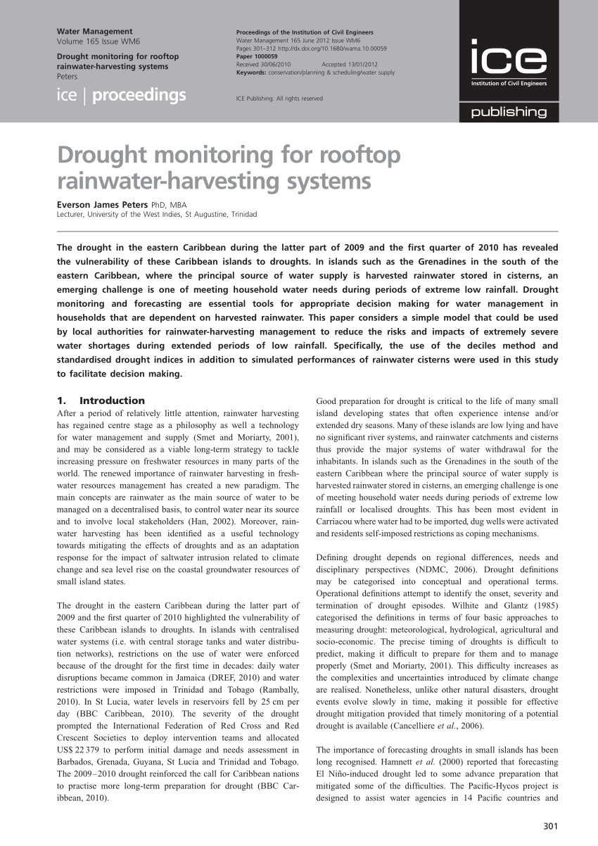 case study of a drought