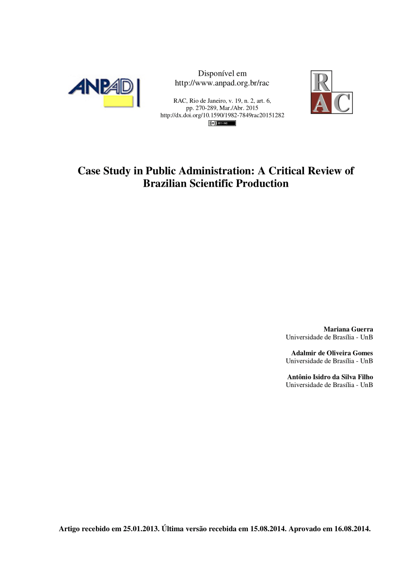 case study public administration