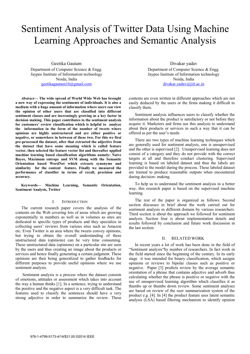 research paper on sentiment analysis of twitter data