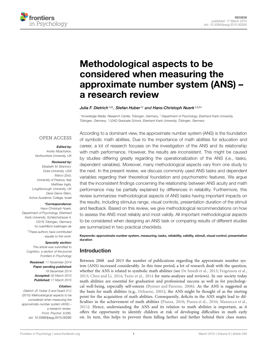 pdf-methodological-aspects-to-be-considered-when-measuring-the-approximate-number-system-ans