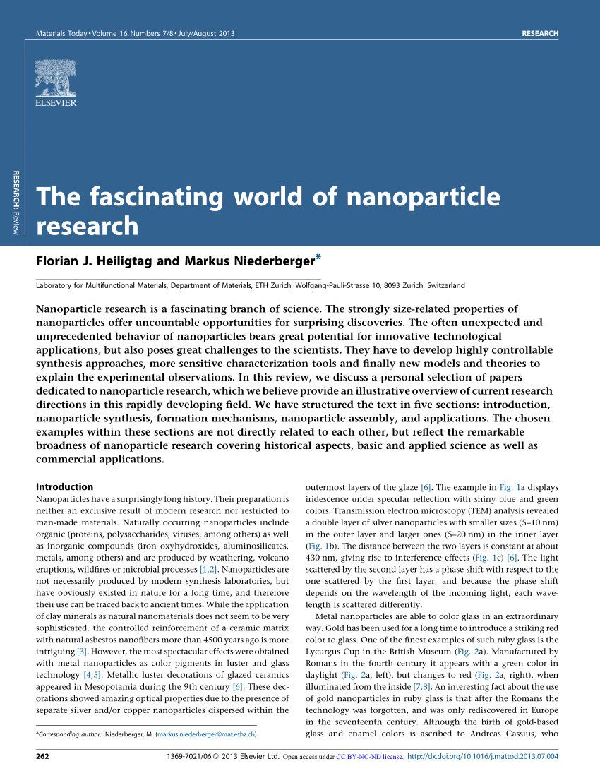 research articles nanoparticles