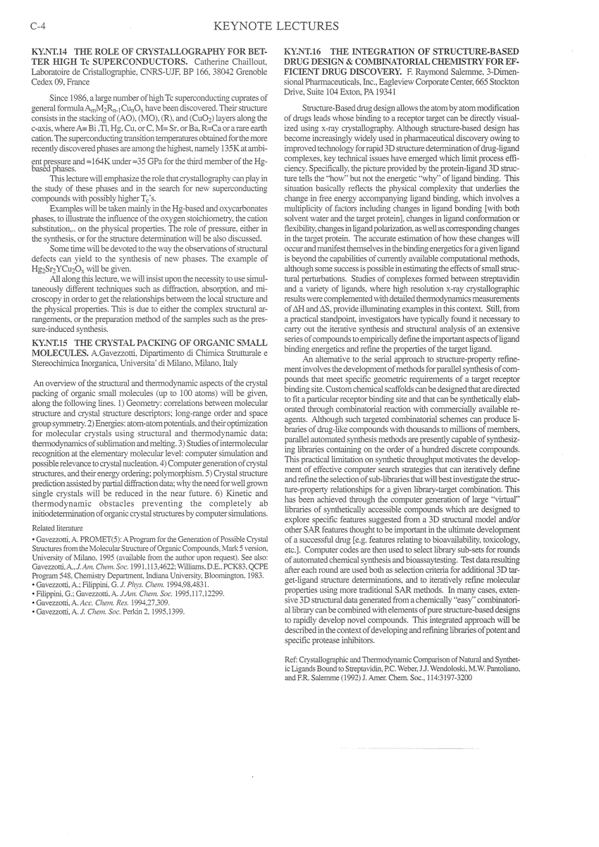 Pdf The Integration Of Structure Based Drug Design And Combinatorial Chemistry For Efficient 1951