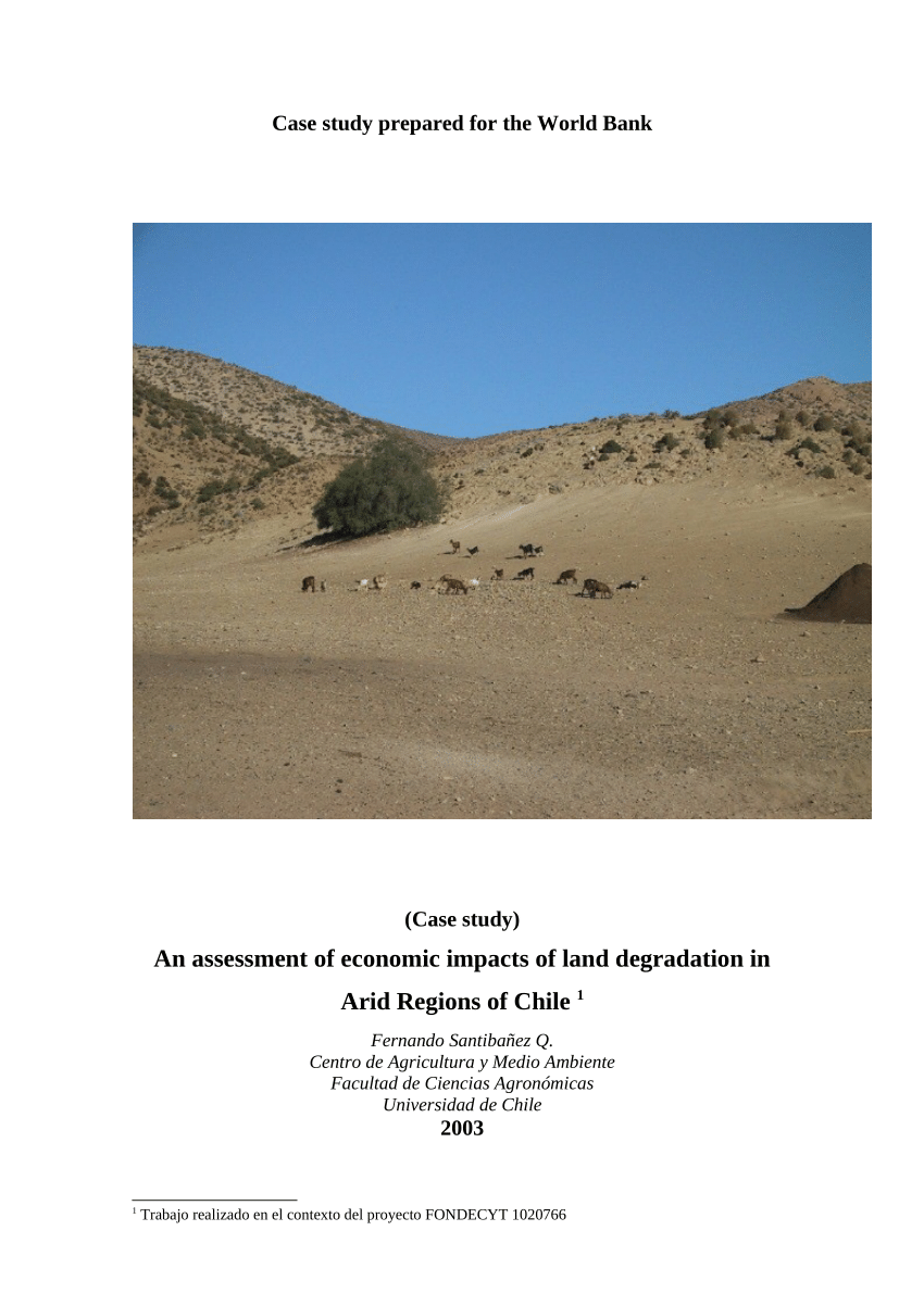 research papers land degradation