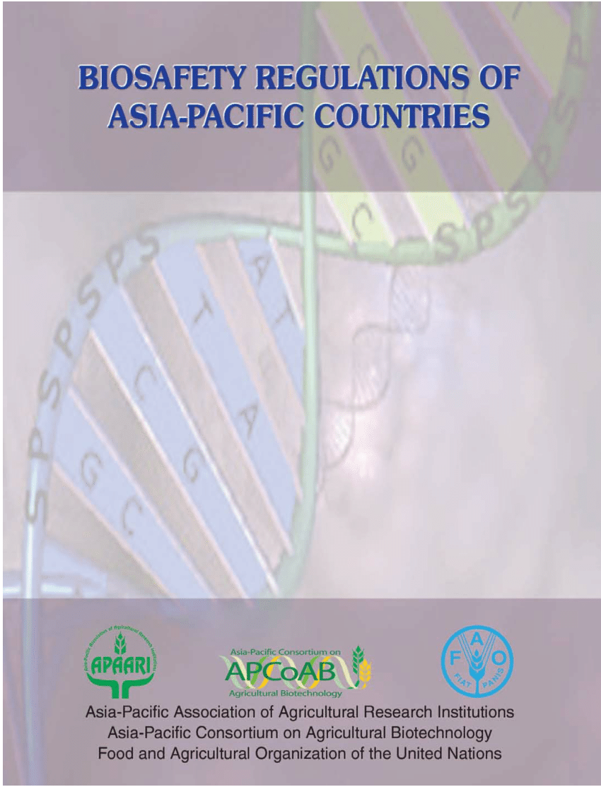 Pdf Biosafety Regulations Of Asia Pacific Countries - 