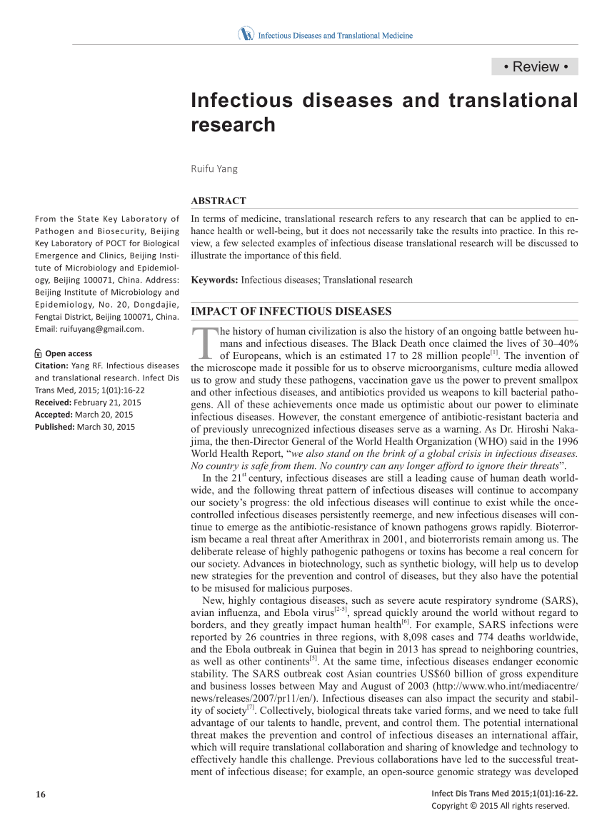 how to write a disease research paper