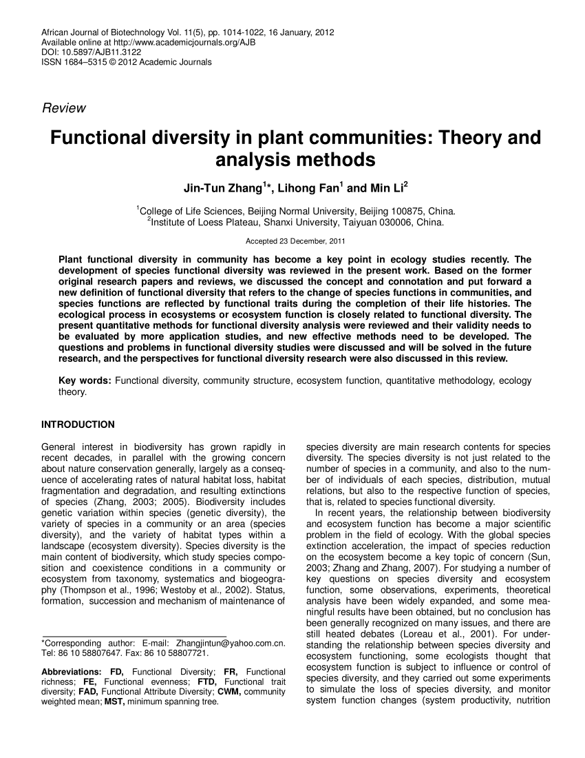 essay on diversity in plants pdf