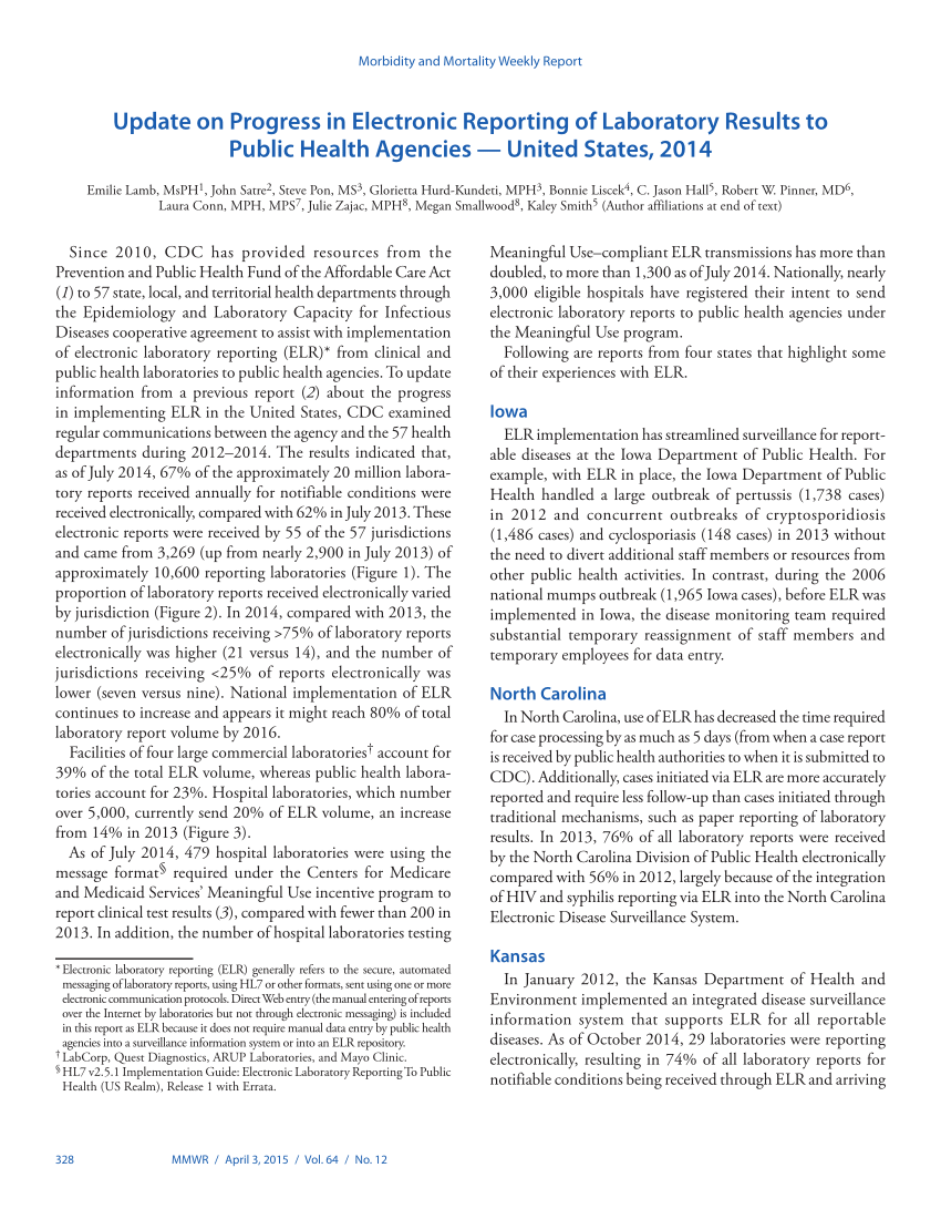 Progress and Ongoing Challenges to Electronic Public Health Reporting Among  Non-Federal Acute Care Hospitals