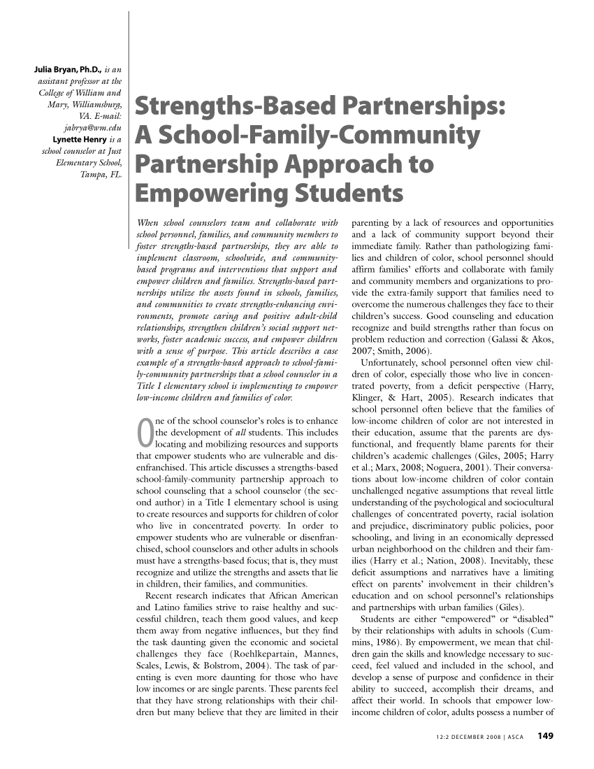 partnership approach case study