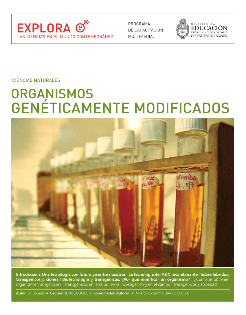 PDF) ORGANISMOS GENTICAMENTE MODIFICADOS