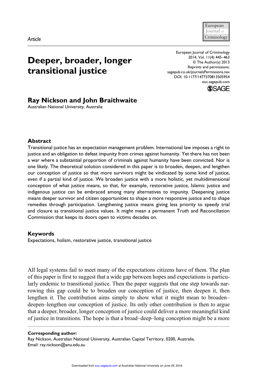 dissertations on transitional justice