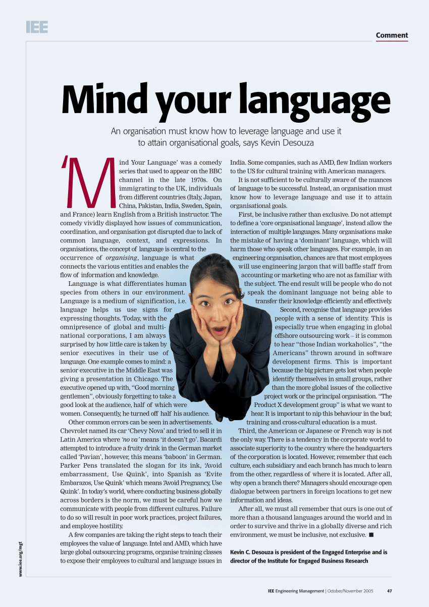 mind your language sitcom