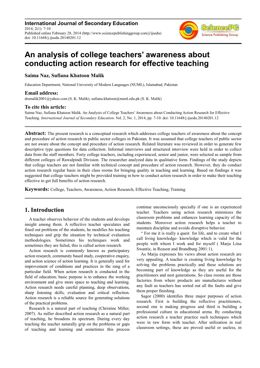 research about teachers pdf