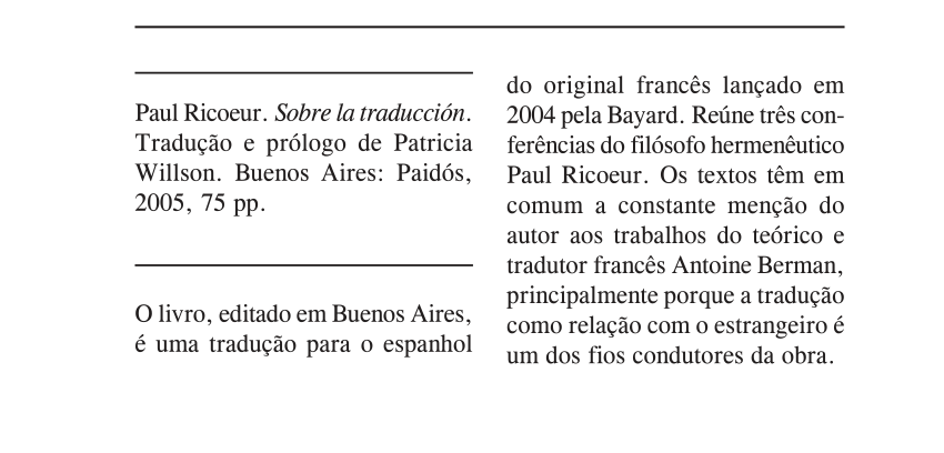 Pdf Paul Ricoeur Sobre La Traduccion Traducao E Prologo De Patricia Wilson