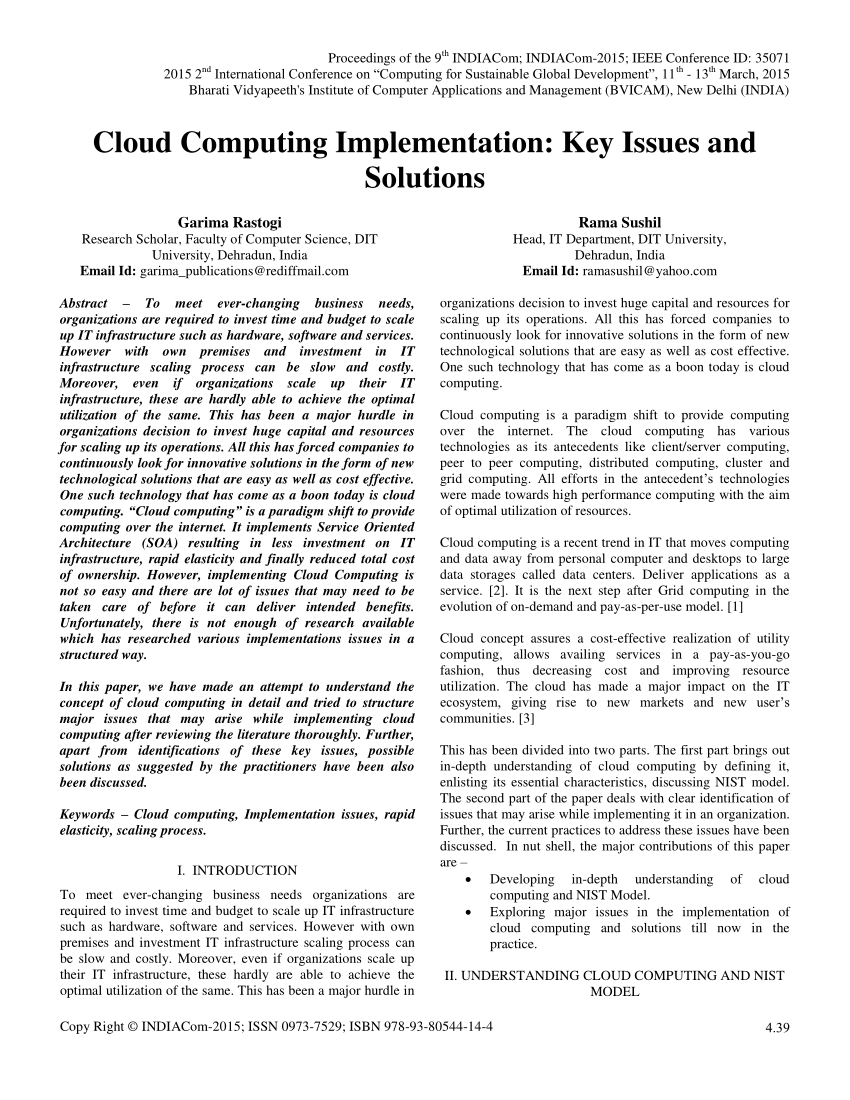 cloud services for business research paper