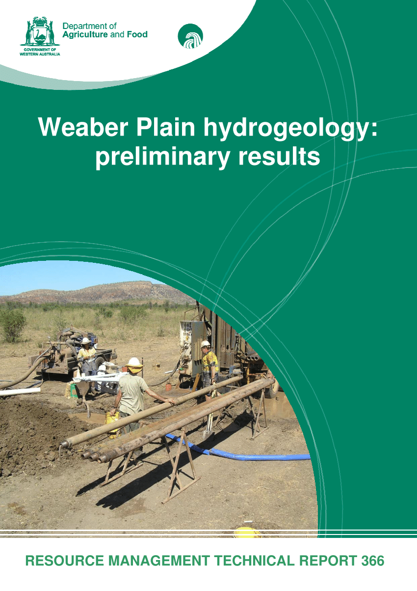 PDF) Weaber Plain Hydrogeology: Preliminary Results