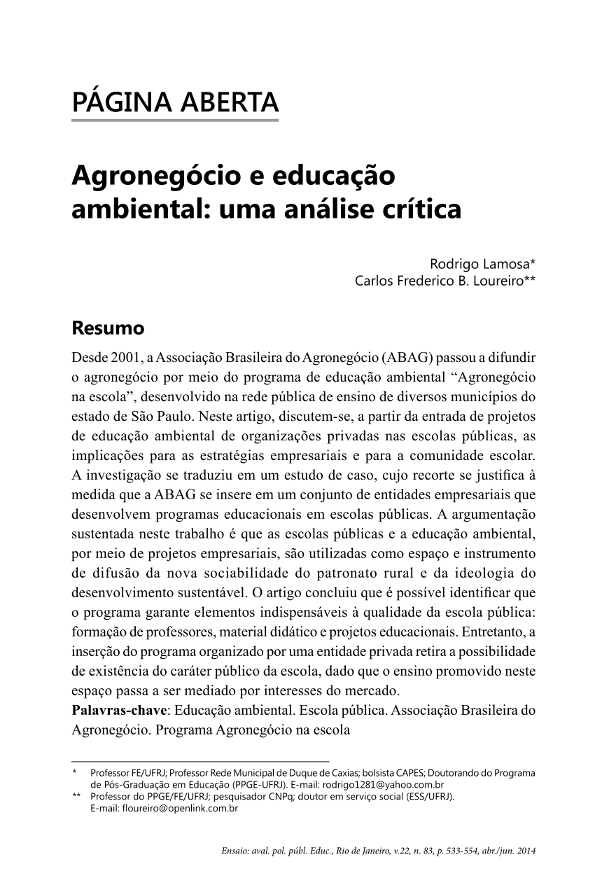 A Agenda da Sustentabilidade Ambiental do Banco do Brasil - ABAG