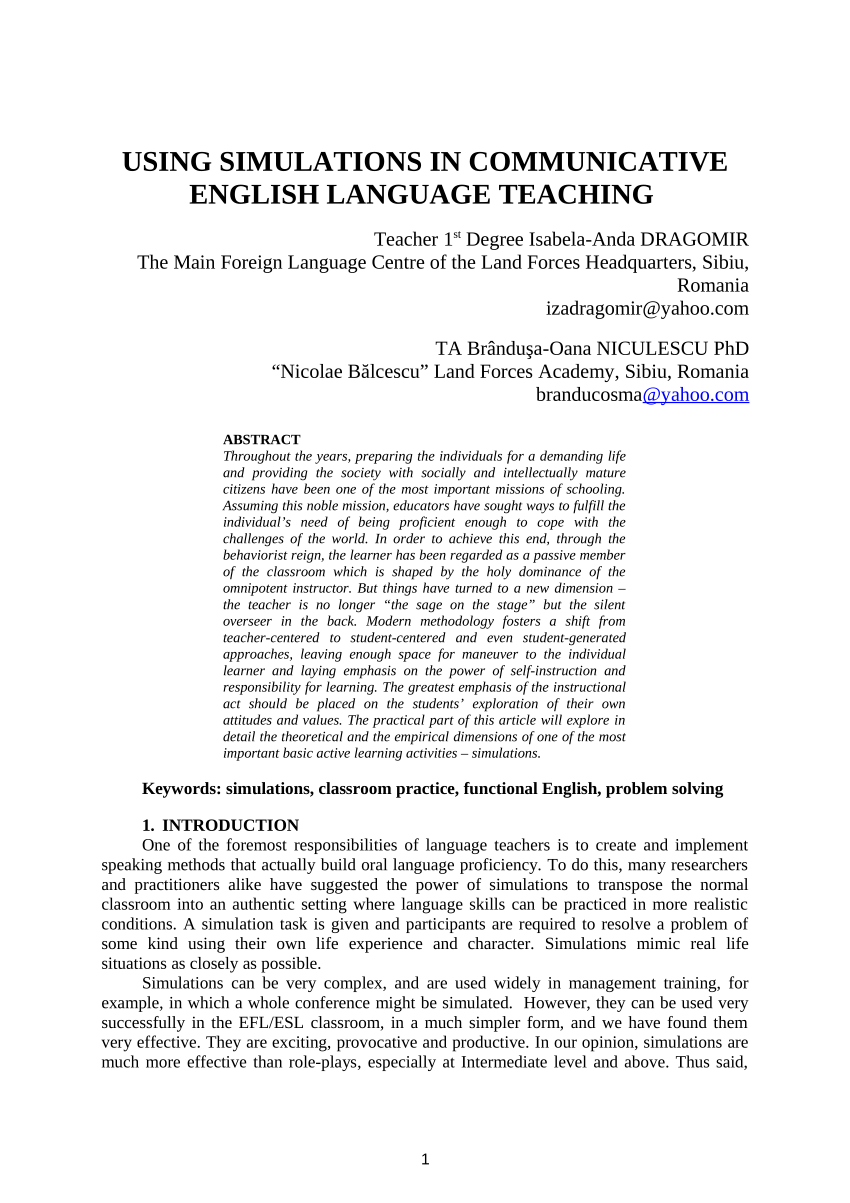 sample thesis in english language teaching