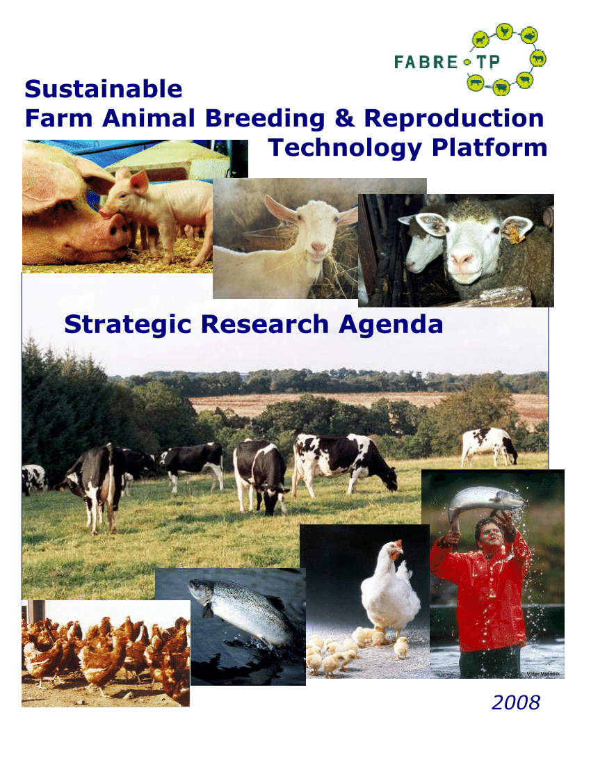 PDF) Sustainable farm animal breeding &reproduction technology platform  strategic research agenda