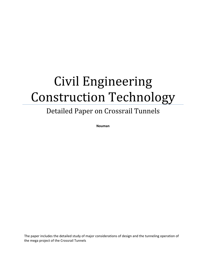civil engineering research paper pdf