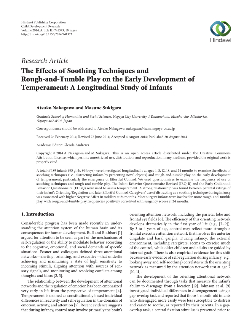new york longitudinal study temperament pdf