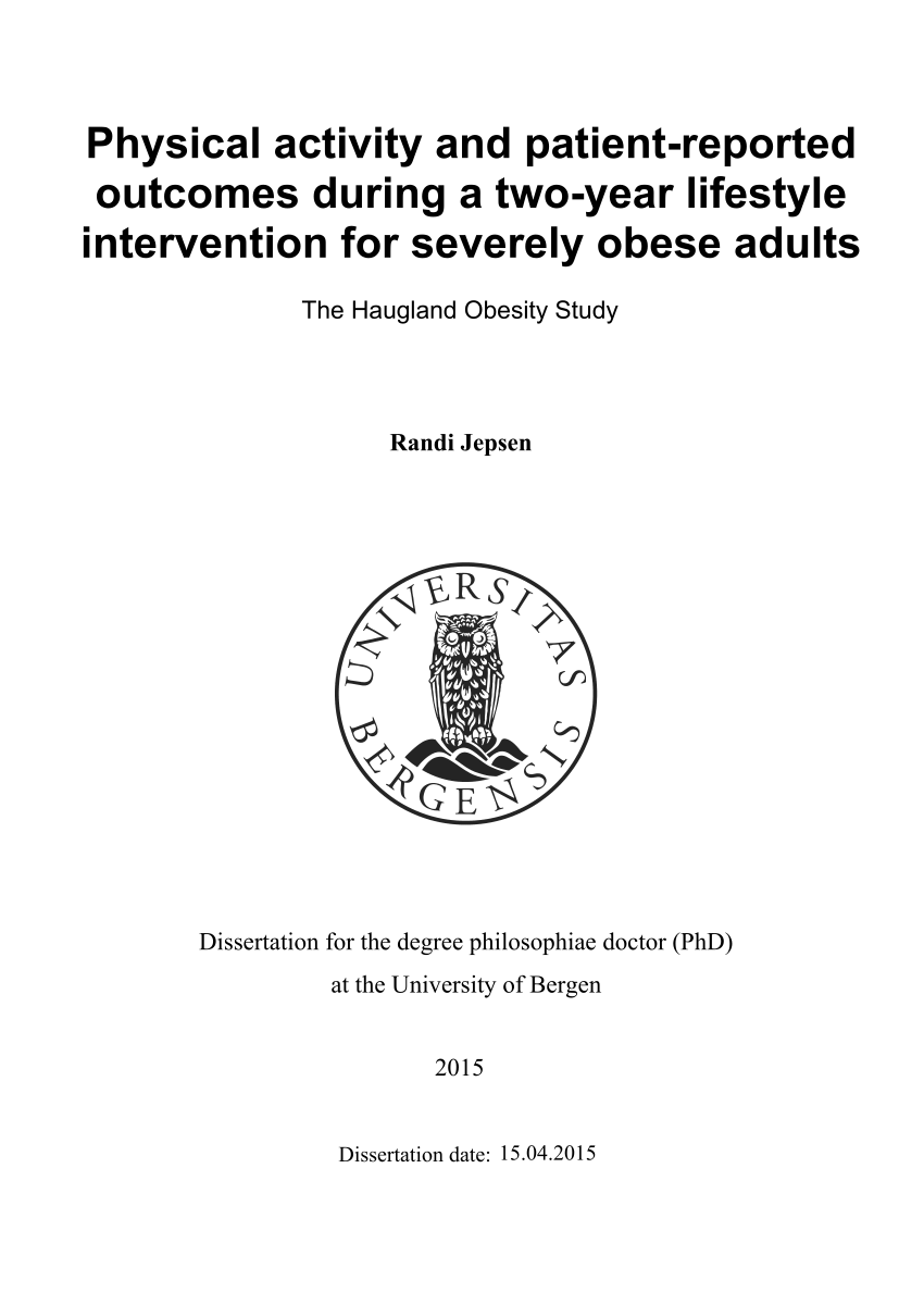 PDF) Physical activity and patient-reported outcomes during a two ...
