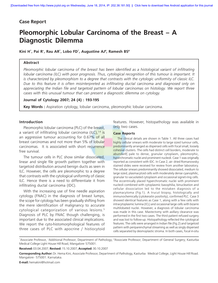 Cytopathological characteristics of solitary fibrous tumour involving the  pancreas by fine needle aspiration: Making an accurate preoperative  diagnosis in an uncommon location - Jones - 2022 - Cytopathology - Wiley  Online Library