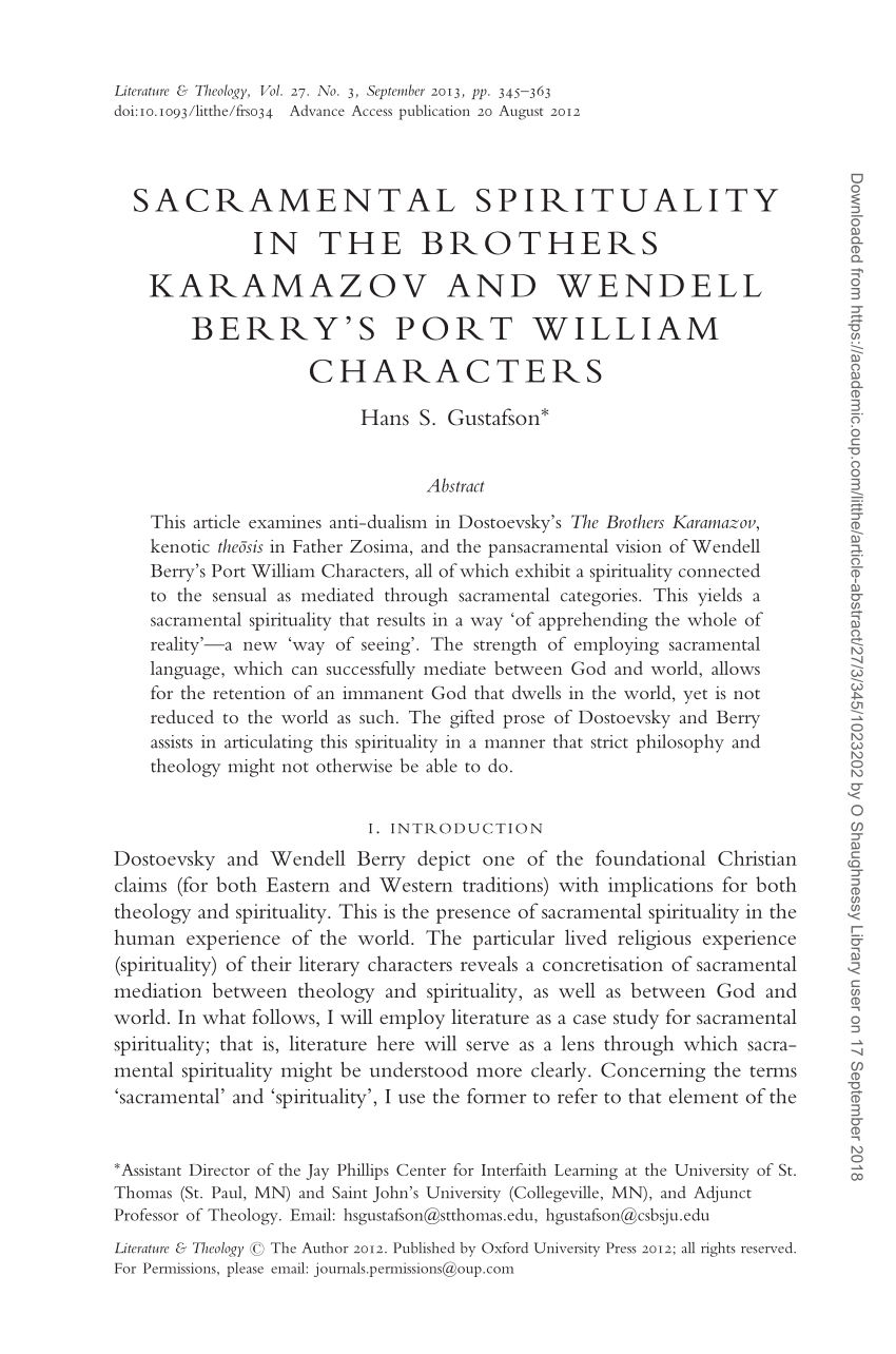 the brothers karamazov characters