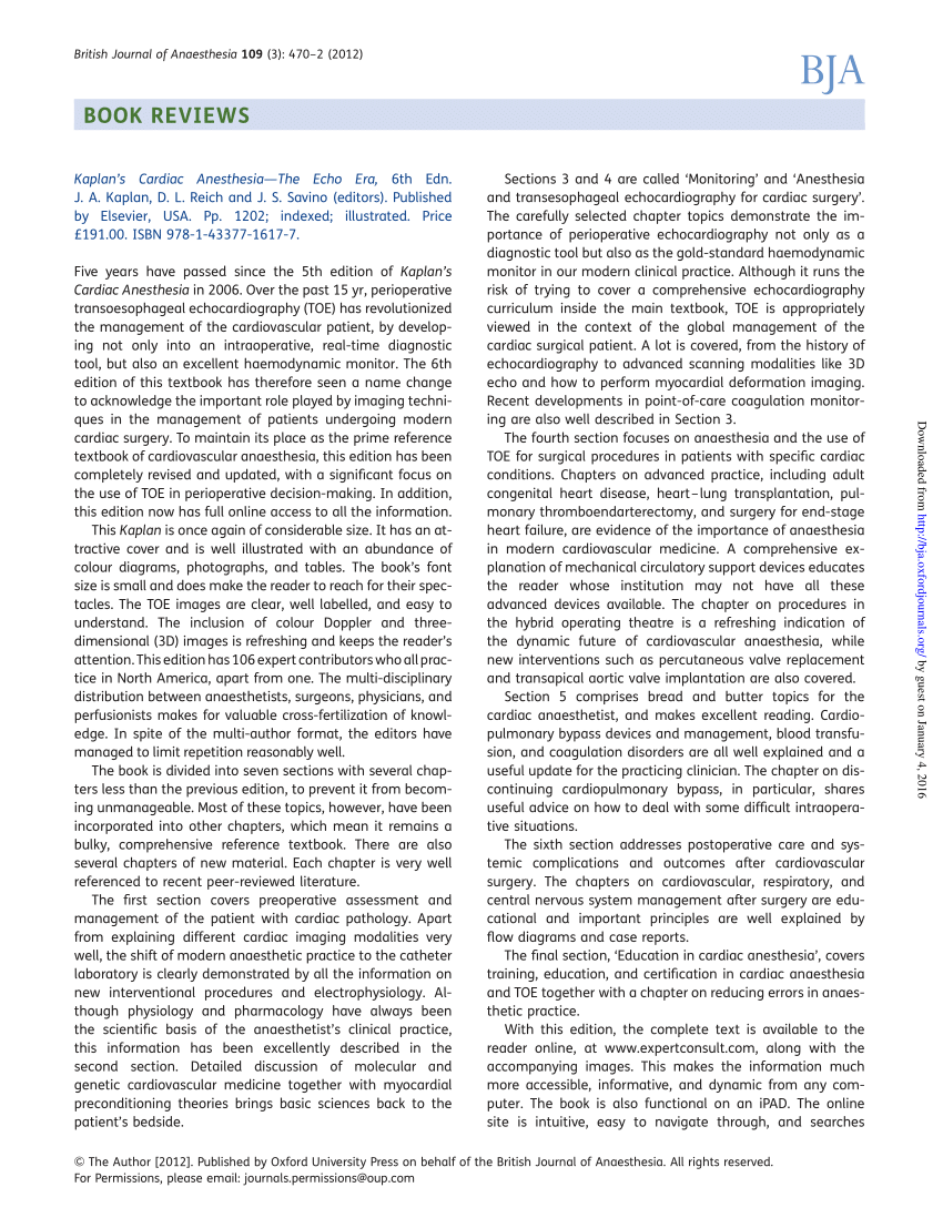 PDF) Kaplan's Cardiac Anesthesia--The Echo Era