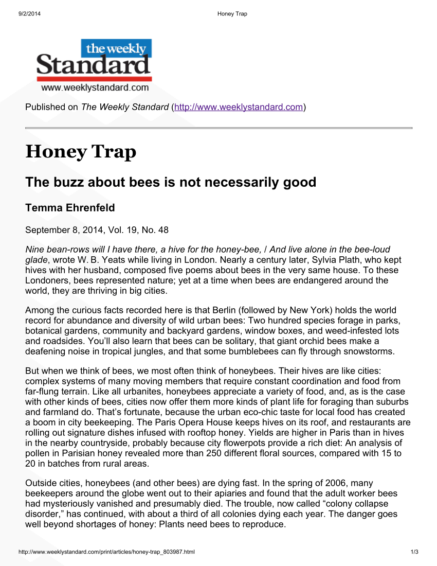 honey trap case study