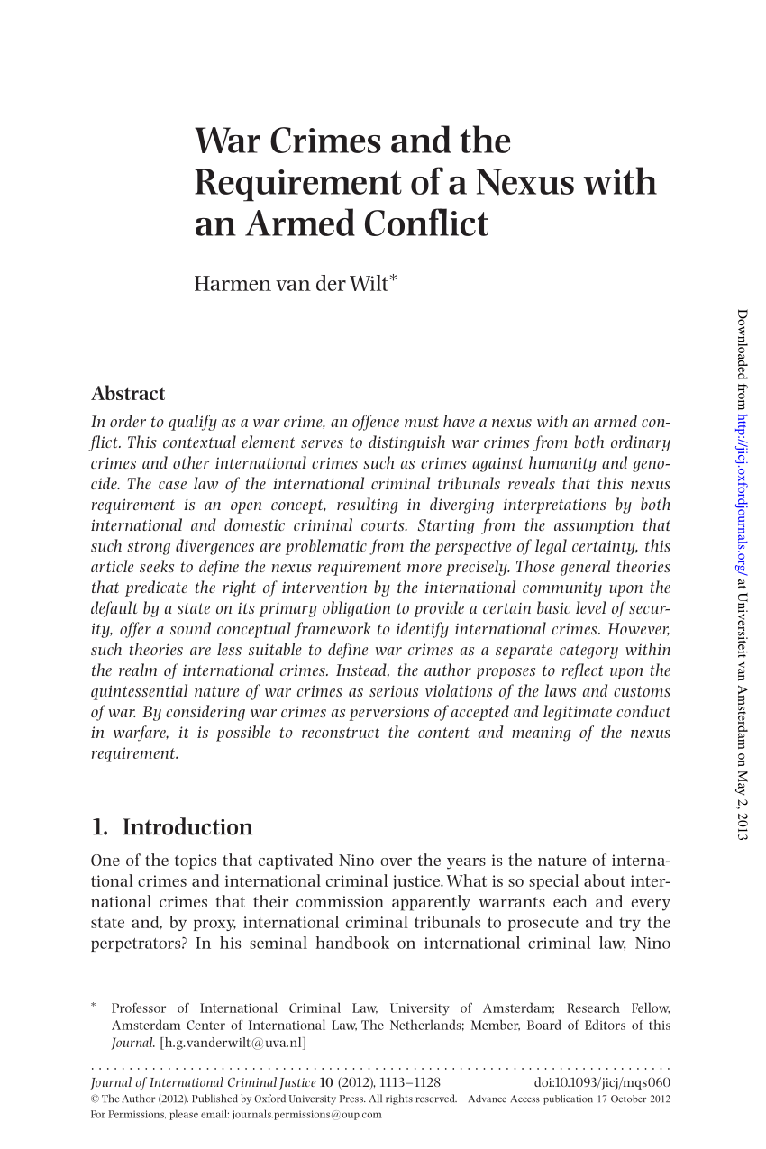 armed conflict database citation