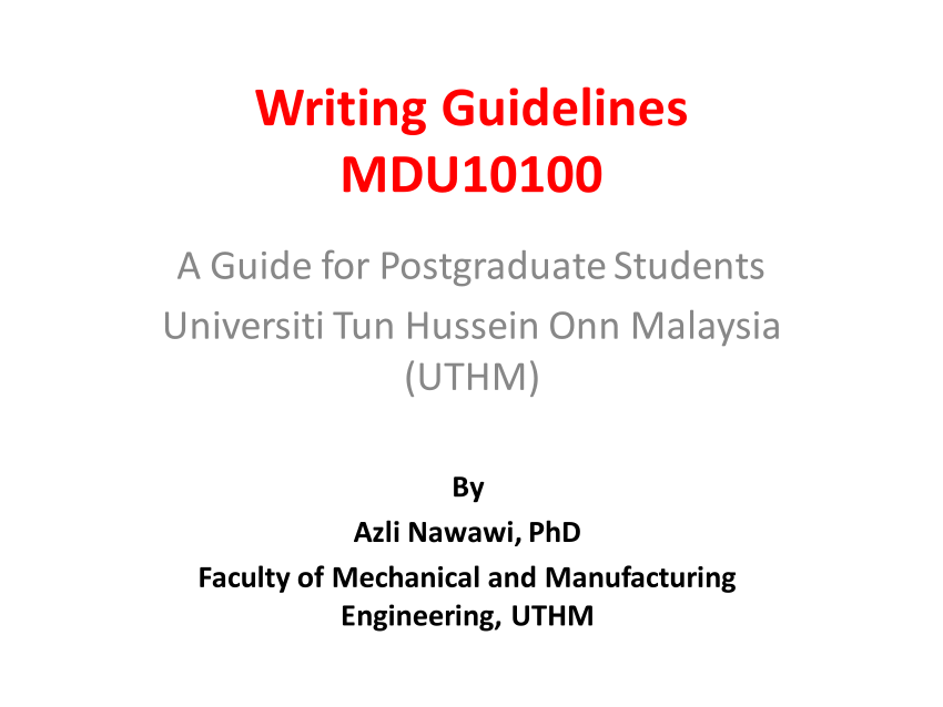 Uthm Thesis Template Word - Thesis Title Ideas for College