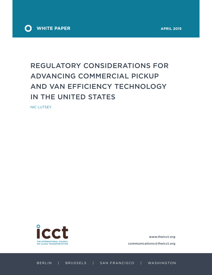PDF) Regulatory considerations for advancing commercial pickup and ...