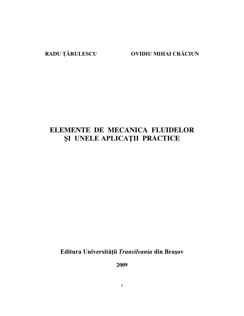 Whitney Derivation tsunami PDF) Elemente de mecanica fluidelor şi unele aplicaţii practice