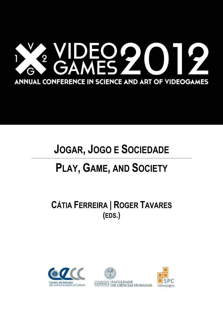 PDF) Jogar, jogo e sociedade = Play, game and society