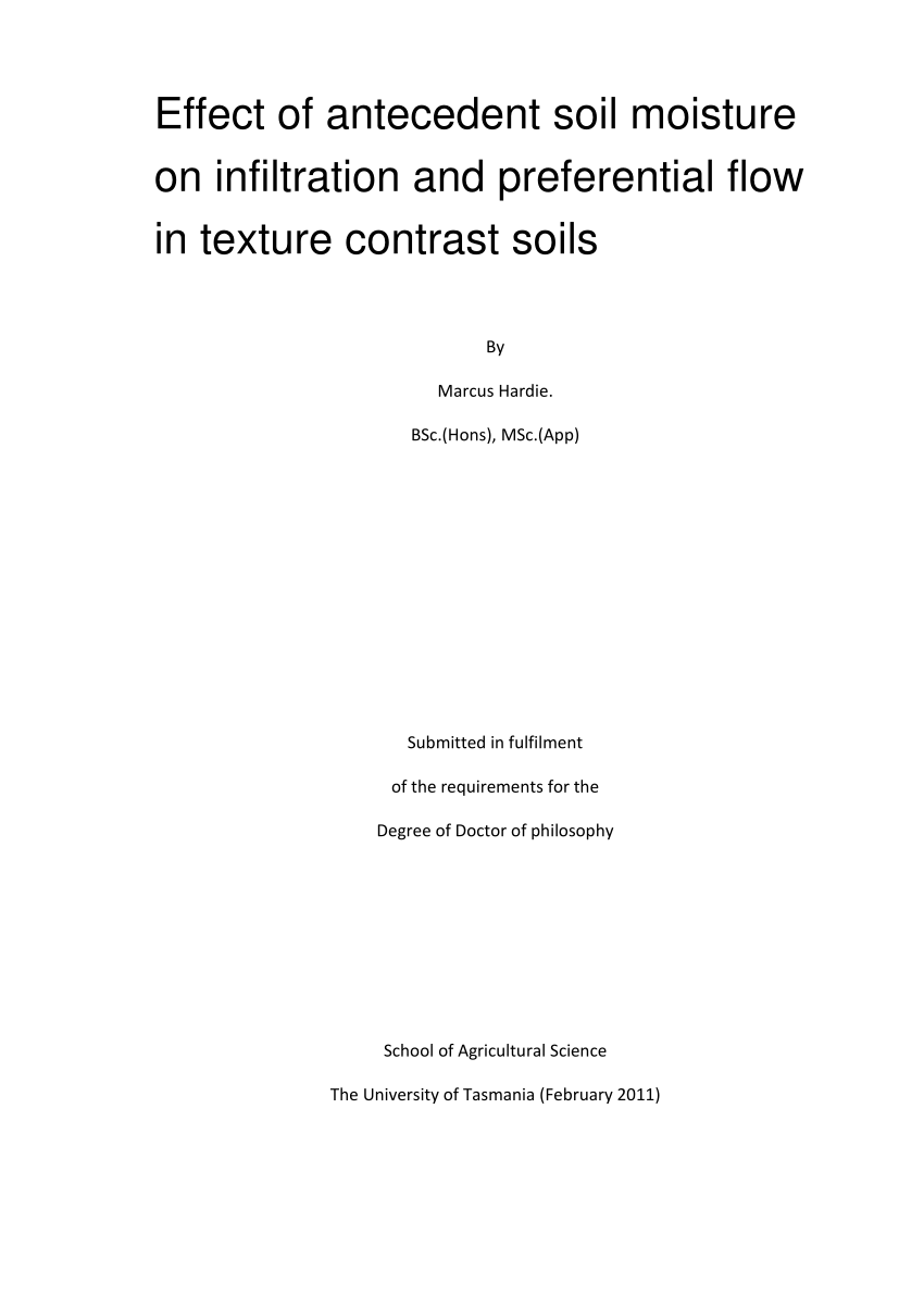 moisture content thesis pdf