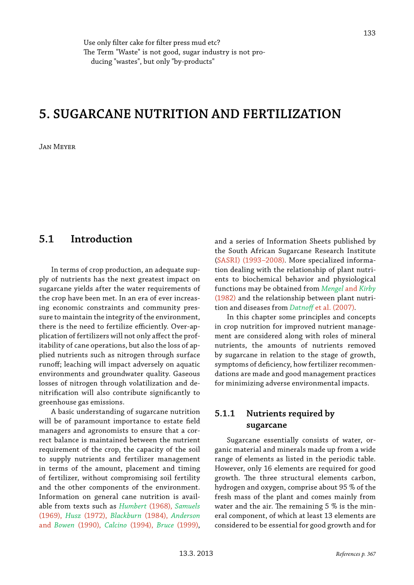 thesis on sugarcane pdf