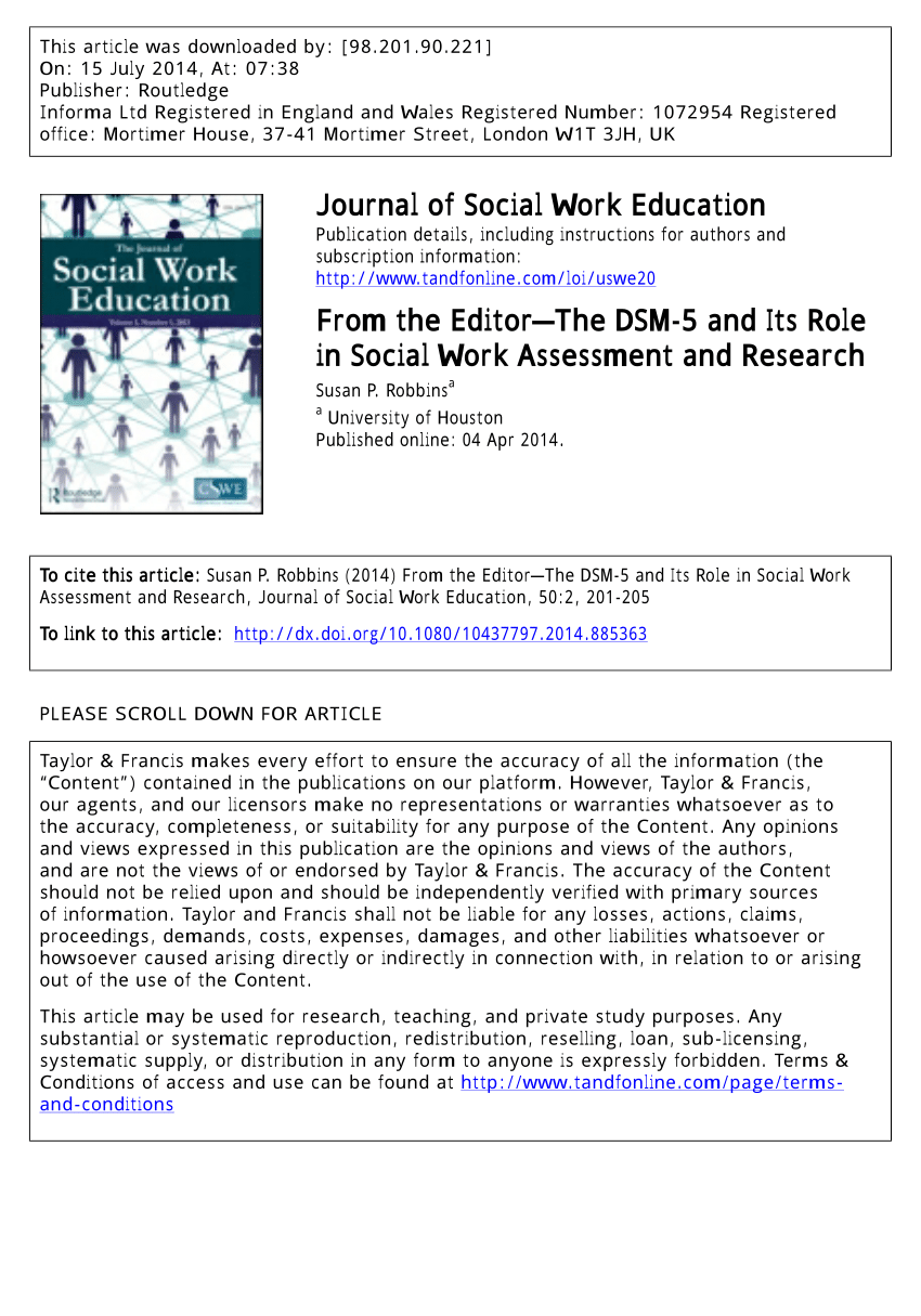 journal of social work