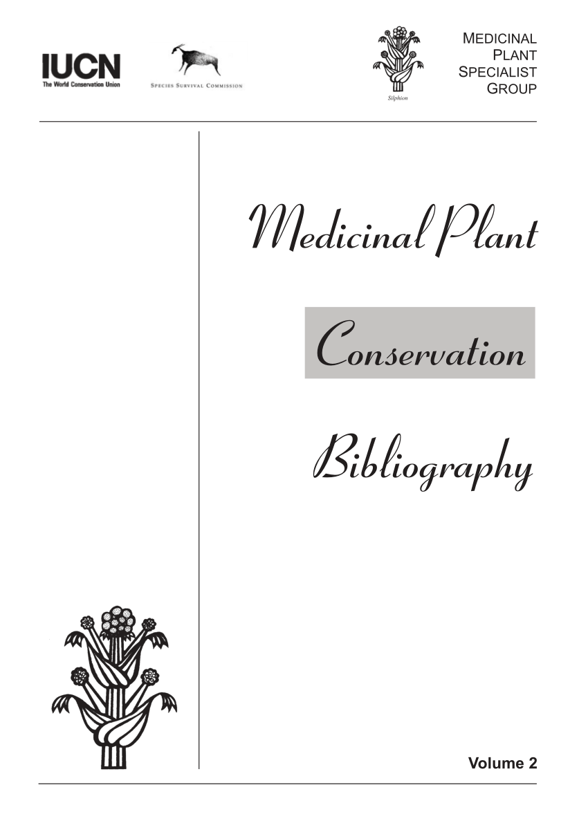 dissertation work on medicinal plants