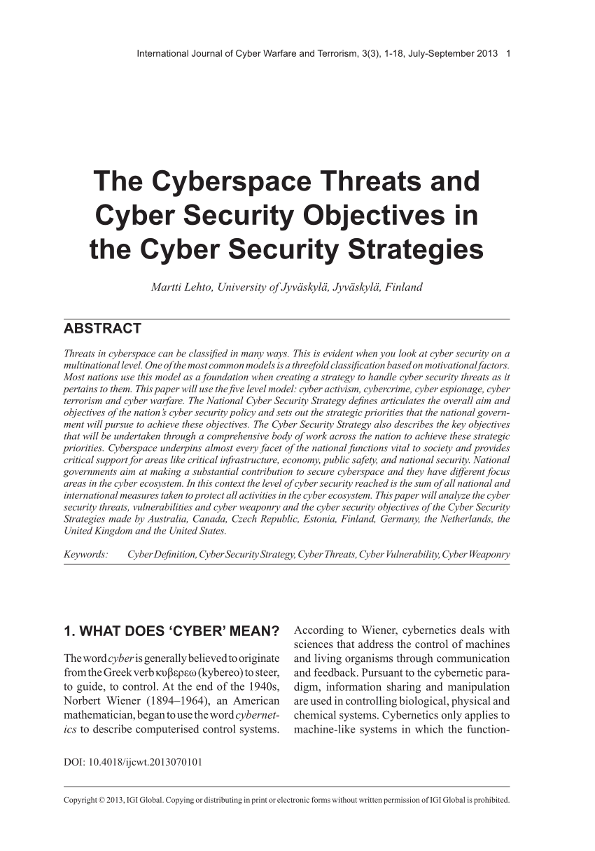 research proposal on cyber security pdf