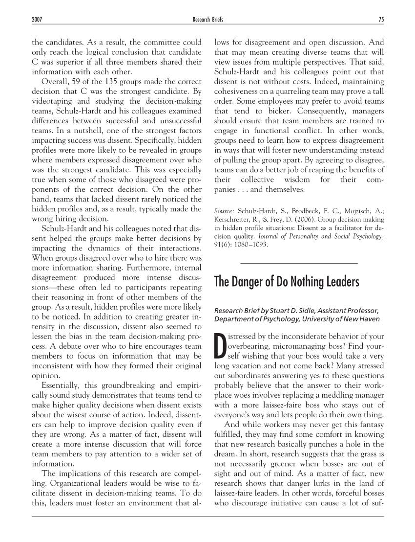 Laissez-Faire Leadership: Why Doing Nothing is as Bad as Doing Something  Wrong, Lead Read Today