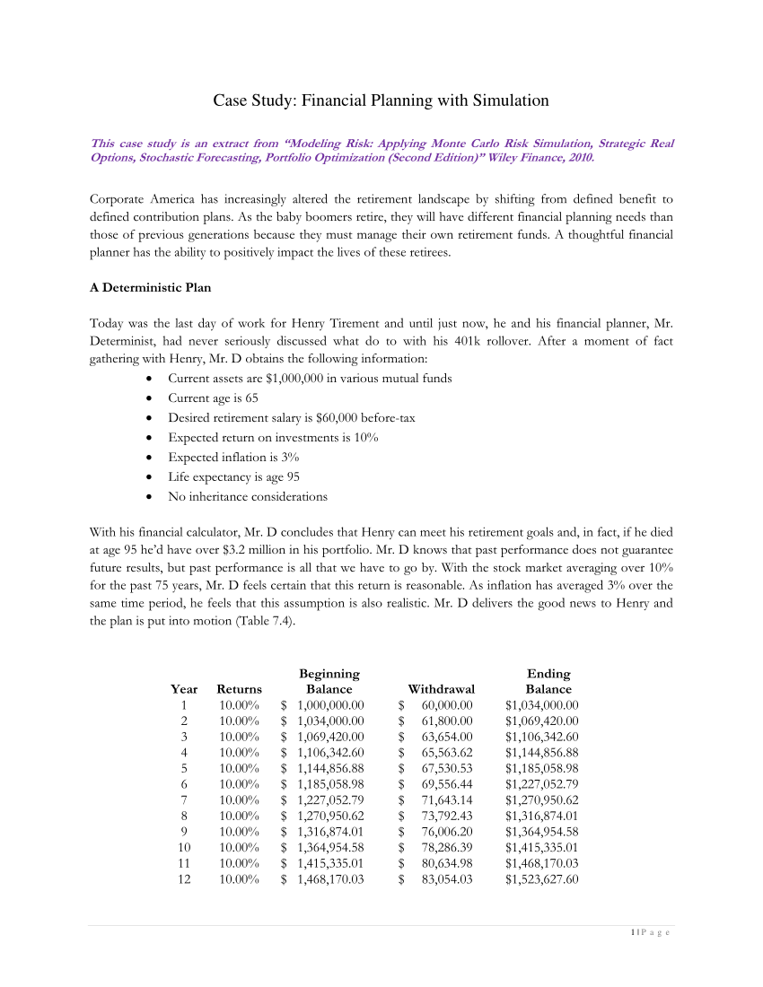 case study questions for finance
