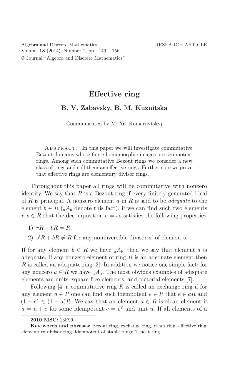 A Structure Theorem for Rings Supporting a Discrete Fourier Transform