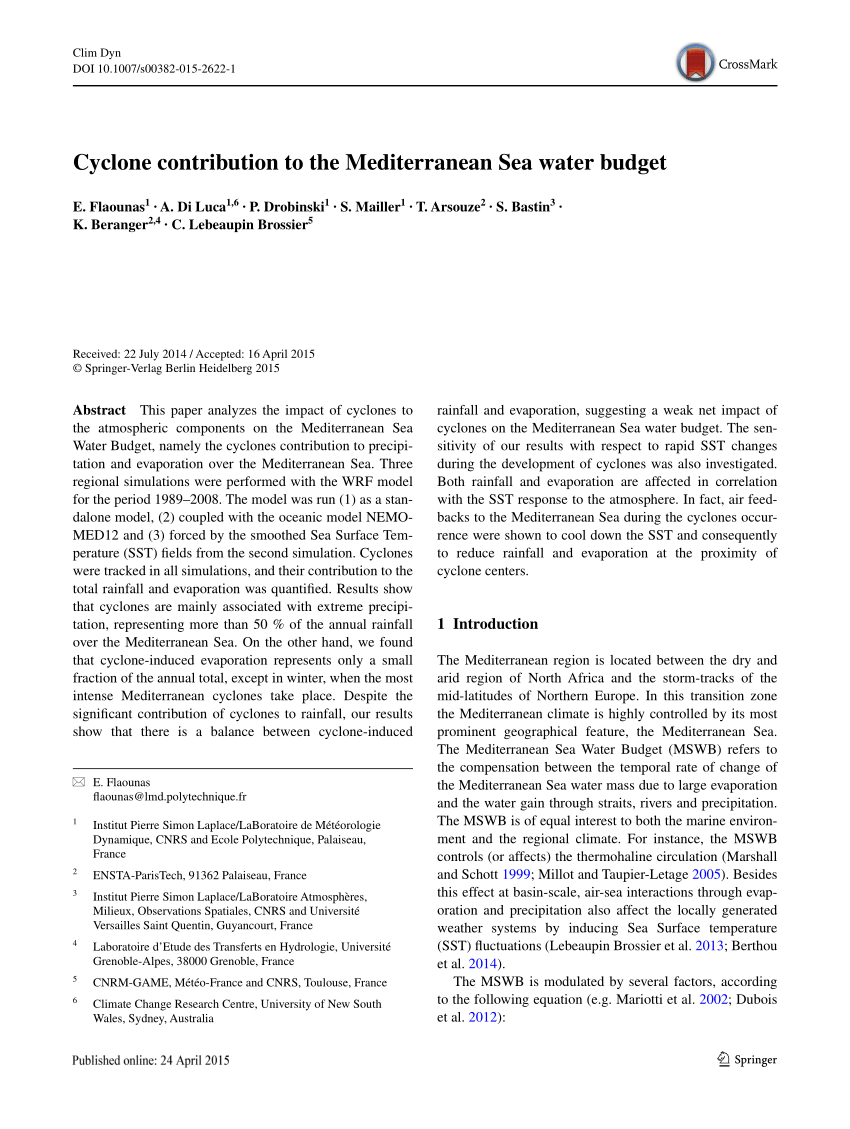 Tropical cyclone – Institut Pierre-Simon Laplace