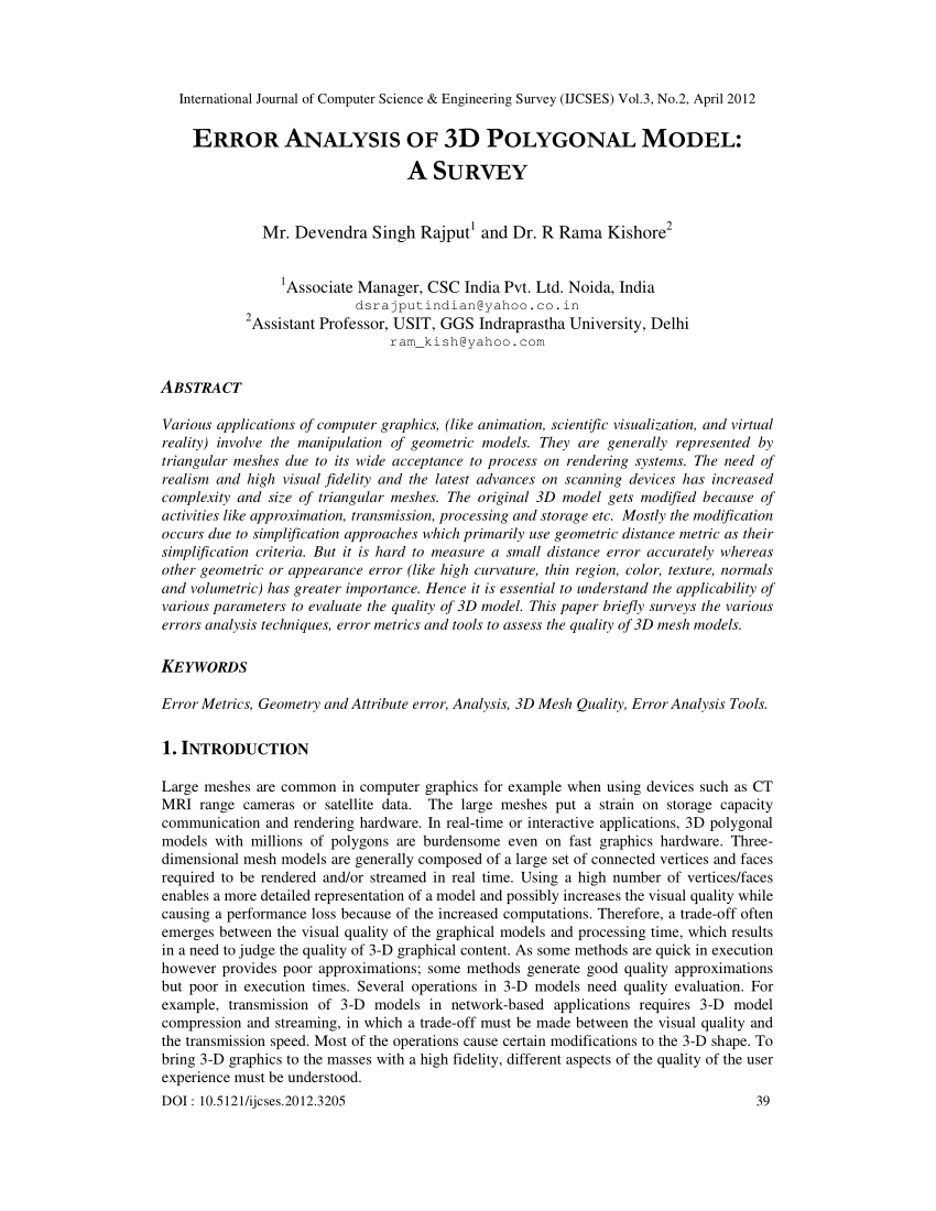 Introduction To Errors And Mistakes – Engineering Survey